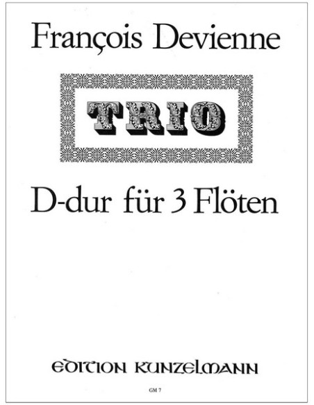 DEVIENNE F.-Trio D-Dur für 3 Flöten