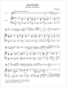 BAUM A.-Fantasy pour flûte traversière et piano 2