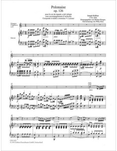 KUFFNER J.-Polonaise Op.126 für Cornetin und Klavier 2