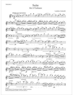 GABRIELLI L.-Suite para 4 Violines 2