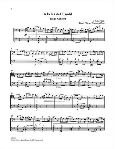 THOMAS MIFUNE W.-Tangos pour 2 violoncelles