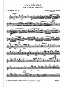 DEVIENNE F.-Overture for Wind and Percussion Group (Parts) 2