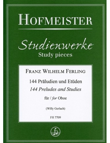 FERLING F.W.-Preludi e Studi (144) per Oboe (Gerlach)