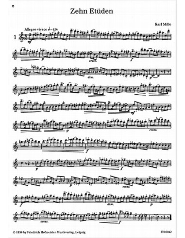 MILLE K.-Studios (10) for Oboe