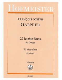 GARNIER F.J.-Easy duos (22) pour 2 hautbois (Schwarz)