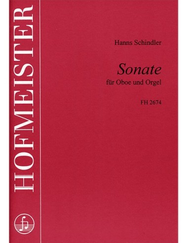 SCHINDLER H.-Sonata Op.38 per oboe e organo
