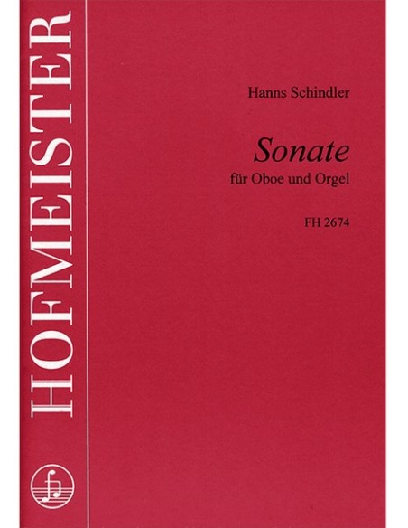 SCHINDLER H.-Sonata Op.38 per oboe e organo