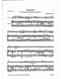 AMBROSIUS H.-Sonata per trombone e pianoforte 2