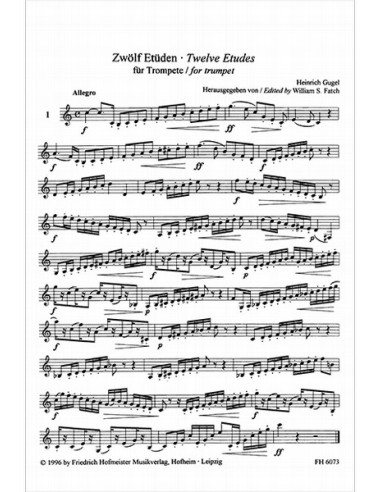 GUGEL H.-Studi (12) per Tromba (Fatch)