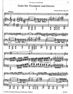 WEINER S.-Suite Op.58 per Tromba e Pianoforte 2