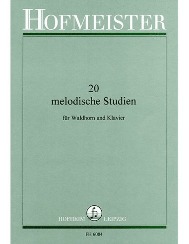 RUNGE J.-Studi melodici (20) per corno (Frehse)