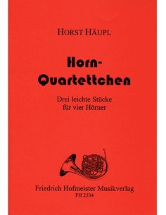 HAUPL H.-Hornquartettchen (3) per 4 corni