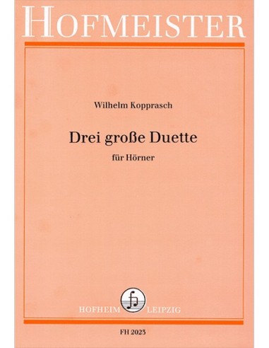KOPPRASCH C.-Large Duos (3) für 2 Hörner