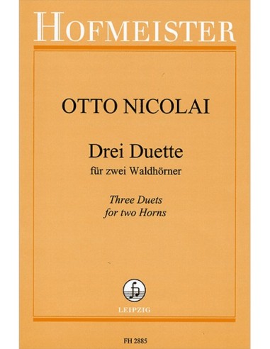 NICOLAI O.-Duetti (3) per 2 corni