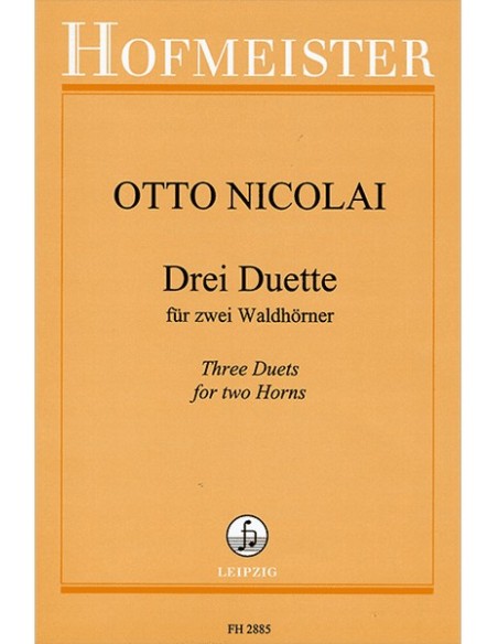 NICOLAI O.-Duetti (3) per 2 corni