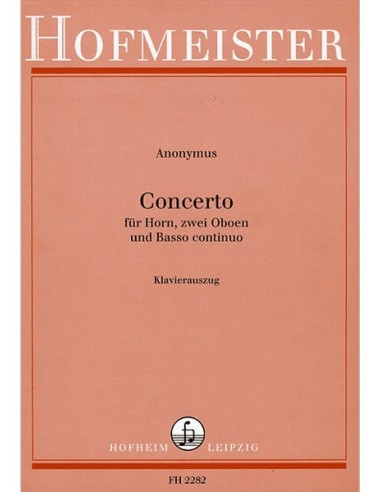 ANONIMO-Concerto per corno e pianoforte (Damm)