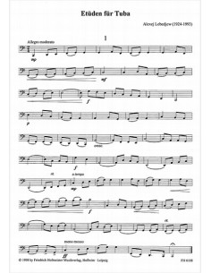 LEBEDJEW A.-Tuba Etüden 2