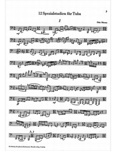 MAENZ O.-Studi Speciali (12) per Tuba 2