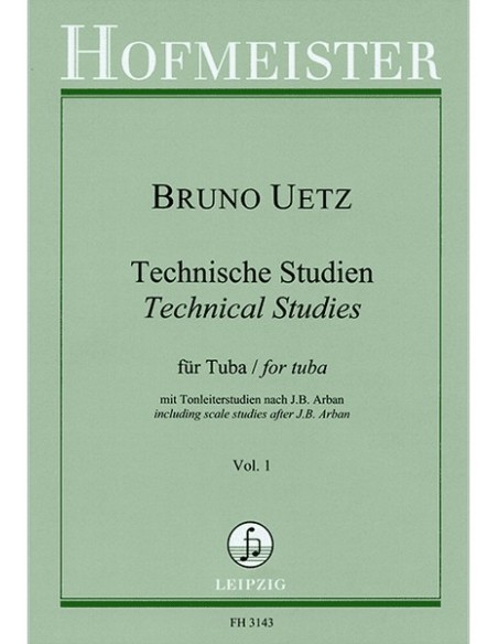 UETZ B.-Technical Studies 1st for Tuba