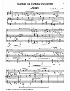 HUMMEL B.-Sonatina Op.81a for Tuba and Piano 2