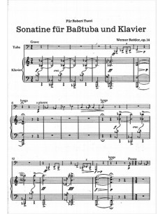 ROTTLER W.-Sonatina for Tuba and Piano 2