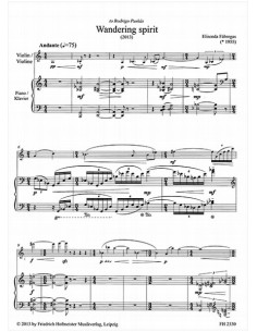 FABREGAS E.-Spirito errante per violino e pianoforte 2