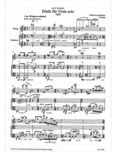 LEYENDECKER U.-Etude para Viola 2