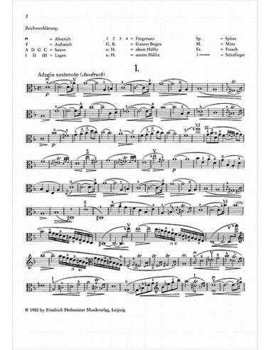 KREUTZER R.-Studi e Caprichos (42) per viola (Spindler)