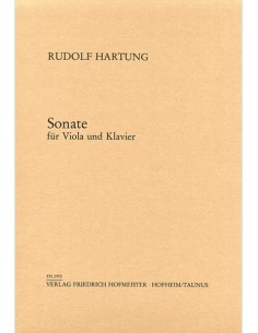 HARTUNG R.-Sonata per Viola e Pianoforte