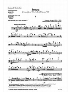 SPERGER J.M.-Sonata per viola e contrabbasso (Glockler) 2