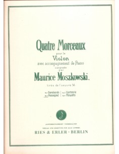 MOSZKOWSKI M.-Passepied for Violin and Piano