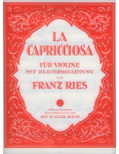 RIES F.-La Capricciosa for Violin and Piano
