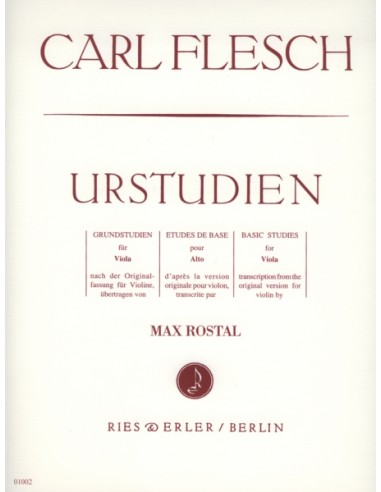 FLESCH C.-Studi di base (Urstudien) per viola (Rostal)