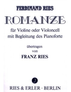 RIES F.-Romanze per violoncello e pianoforte