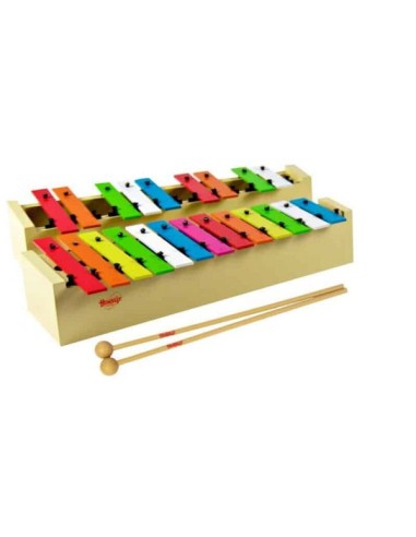 High Chromatic Carillon for Children 22 Painted Sheets Colors Do to The 2 Harmonic Boxes Honsuy 49480