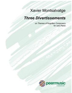 MONTSALVATGE X.-Divertimentos (3) pour piano