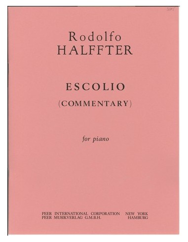 HALFFTER R.-Scholium Op.43 per Pianoforte