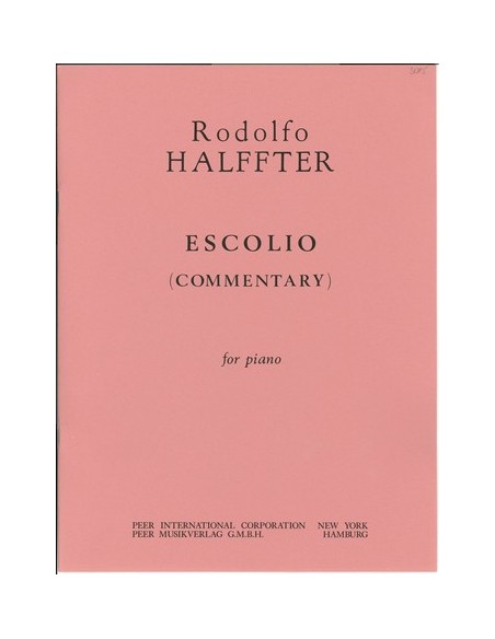 HALFFTER R.-Scholium Op.43 per Pianoforte