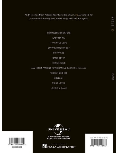 ADELE-30 per Ukulele
