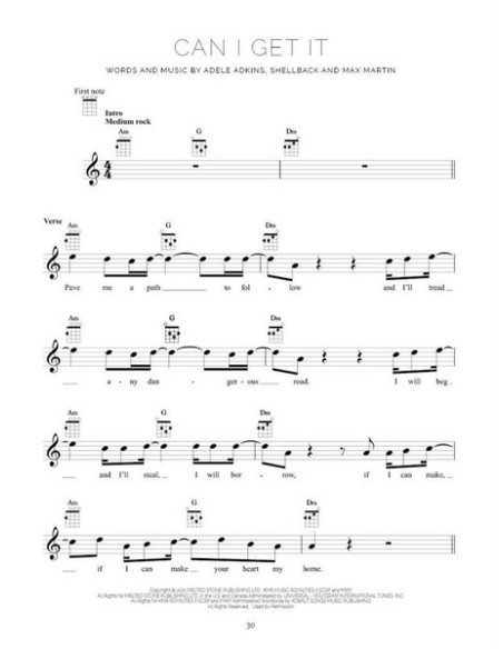 ADELE-30 per Ukulele