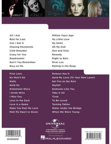ADELE-Really Easy Pianoforte: 40 canzoni di Adele
