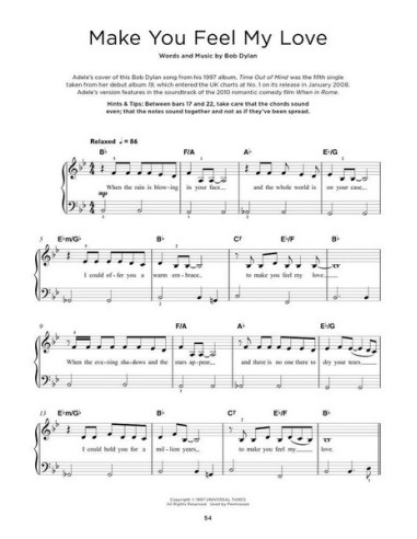 ADELE-Really Easy Pianoforte: 40 canzoni di Adele