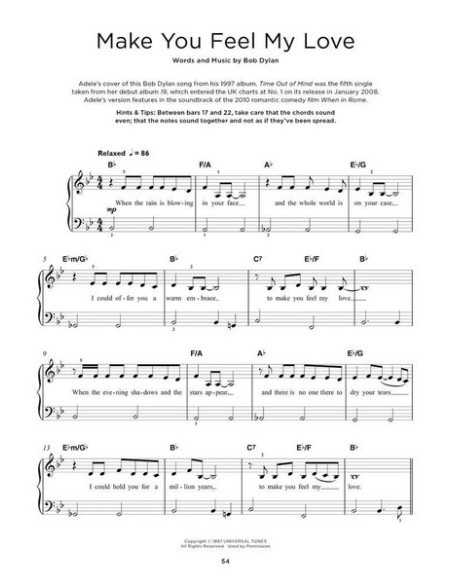 ADELE-Really Easy Pianoforte: 40 canzoni di Adele