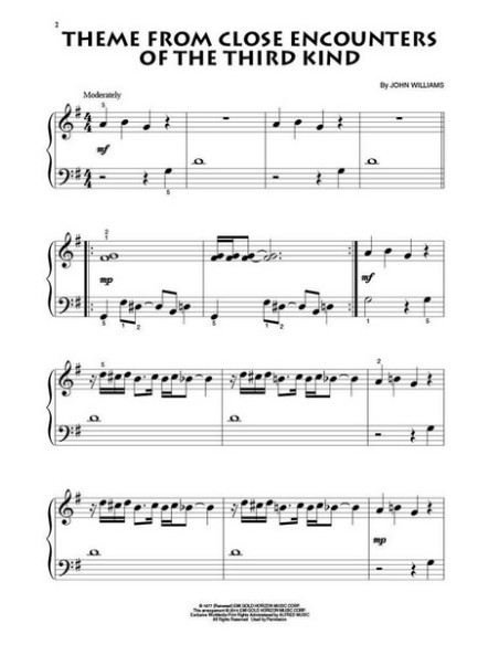 WILLIAMS John-Beginning Piano Solo