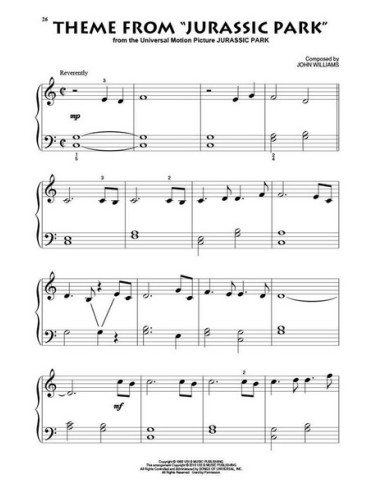 WILLIAMS John-Beginning Piano Solo