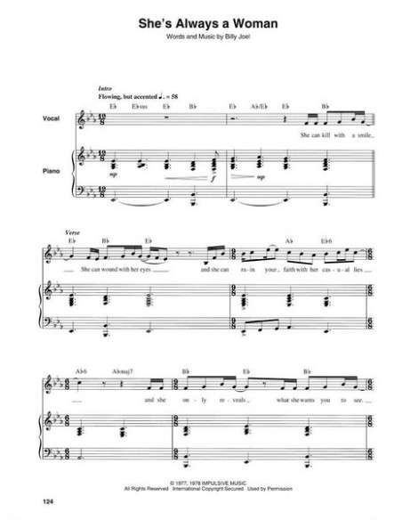 JOEL Billy-Keyboard Book for Keyboard