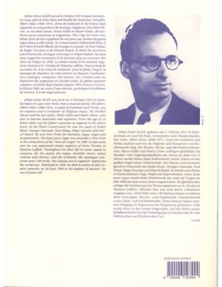 ALAIN J.-Pezzi (3) per Organo