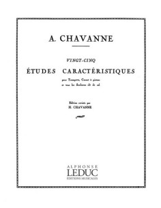 CHAVANNE A.-Characteristic Studies (25) for Trumpet