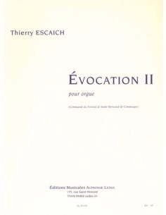 ESCAICH T.-Evocation II für Orgel