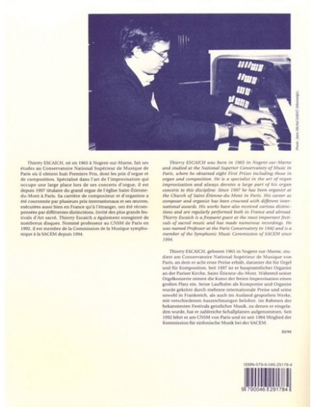 ESCAICH T.-Evocation II für Orgel